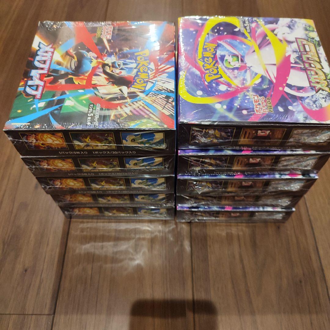 ポケモンカードゲーム メガブレイブ5BOXメガシンフォニア5BOXシュリンク付き