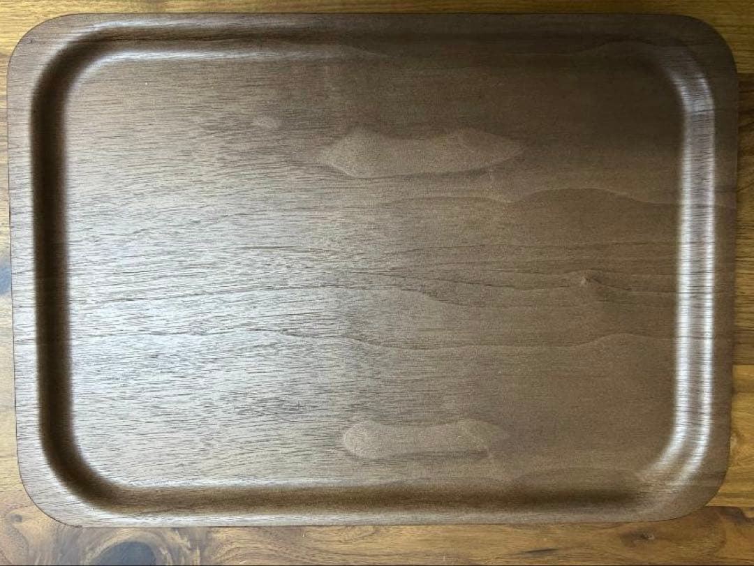 木製トレー ウォルナット 長方形12枚セット 38×27cm 業務用 パントレイ