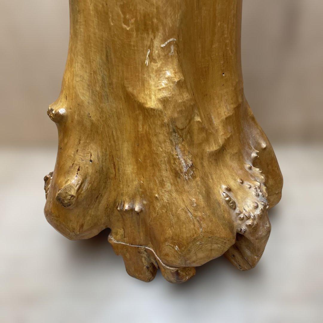 天然木根　オブジェ　置物　花台　花器　生花