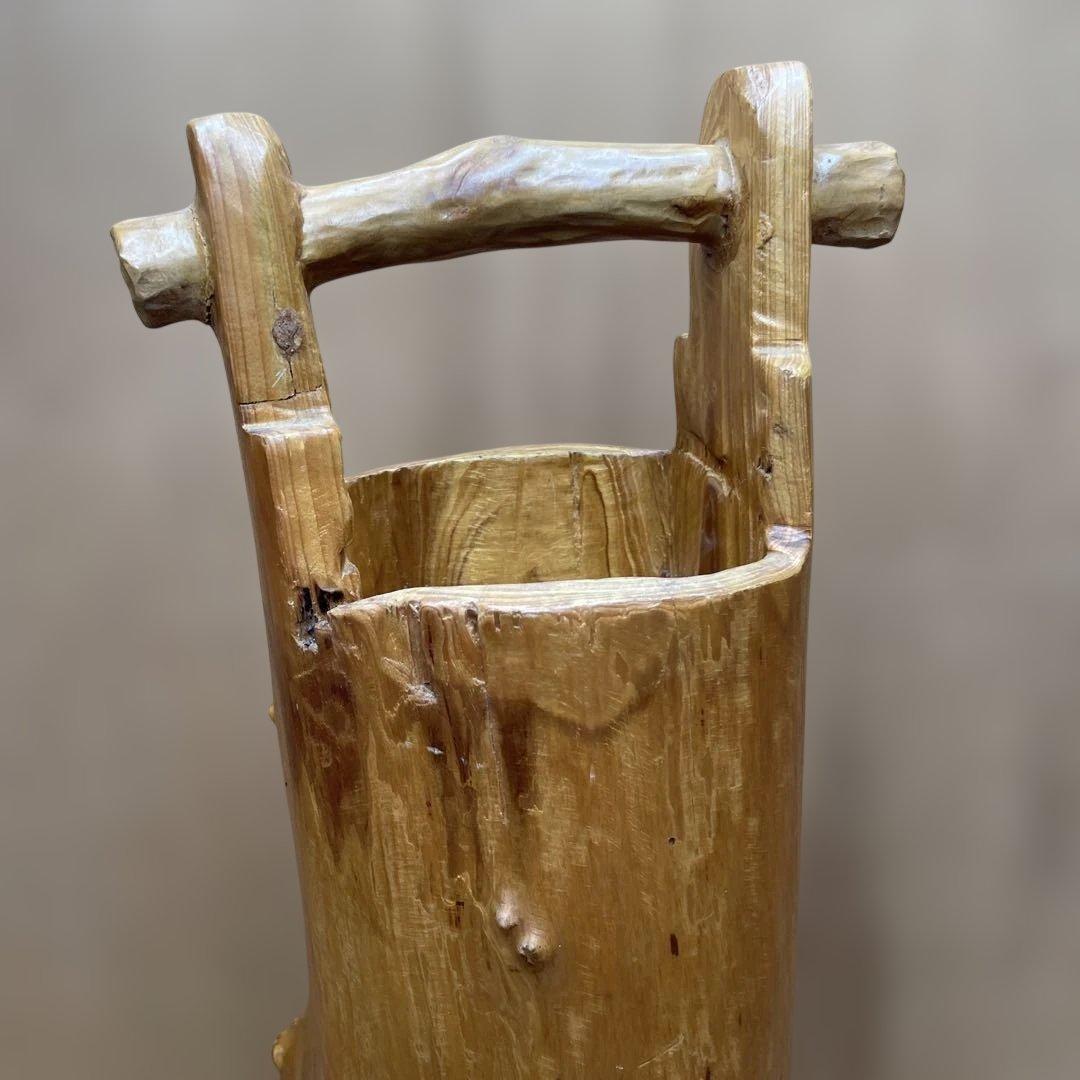 天然木根　オブジェ　置物　花台　花器　生花