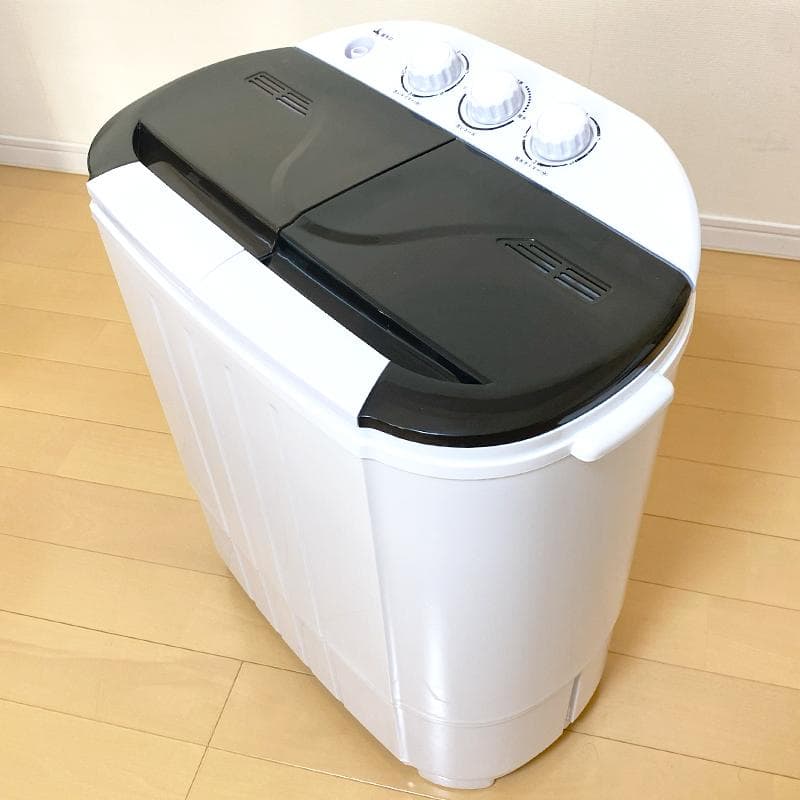 小型洗濯機 二槽式 3.6kg すすぎ 洗浄 洗濯 脱水 タイマー付 sg261