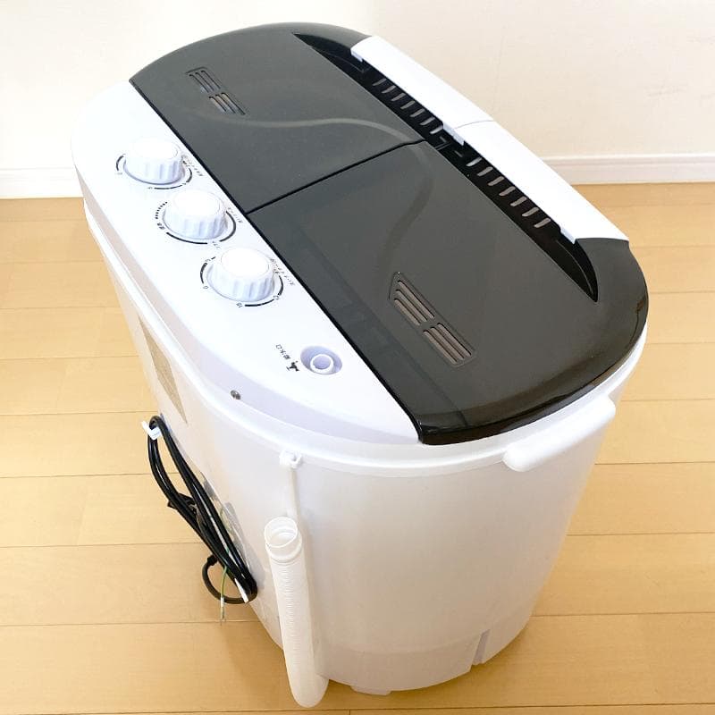 小型洗濯機 二槽式 3.6kg すすぎ 洗浄 洗濯 脱水 タイマー付 sg261