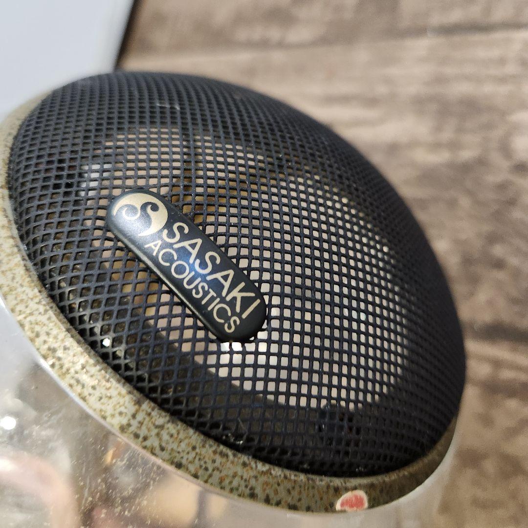 SASAKI ACOUSTICS クリスタル　スピーカー　３個わけあり