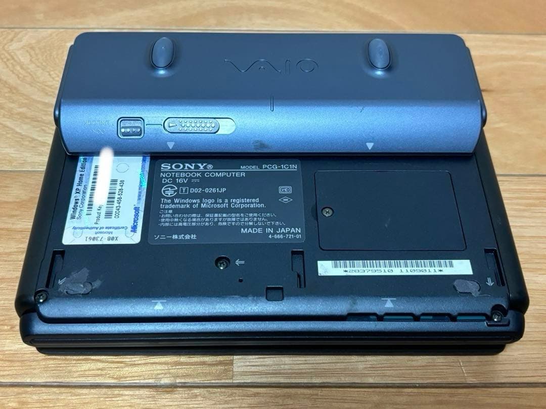 SONY VAIO PCG-U3 ノートパソコン Windows XP ジャンク