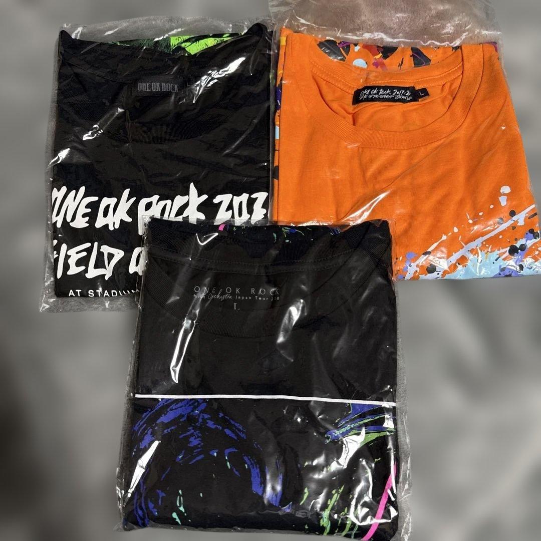 ONE OK ROCK 2018〜2020 ツアーTシャツ3枚セットＬ