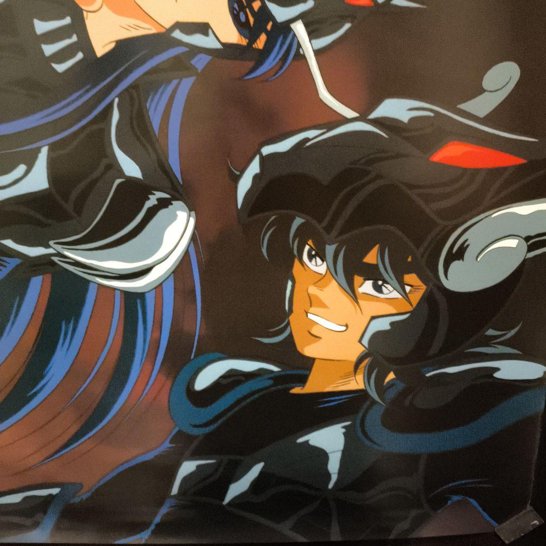 聖闘士星矢　ブラック聖闘士　当時物　ポスター