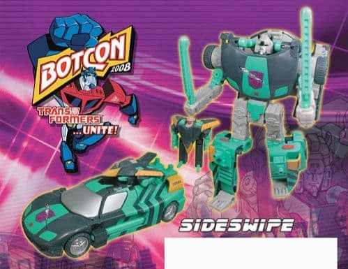 トランスフォーマー botcon シャッタードグラス サイドスワイプ