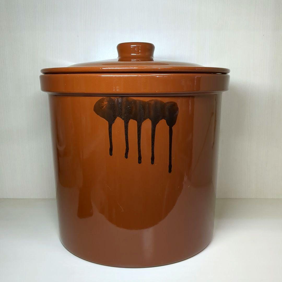 久松窯　久松８号　切立　寸胴型丸瓶　丸壺　容量約14.4L ８升