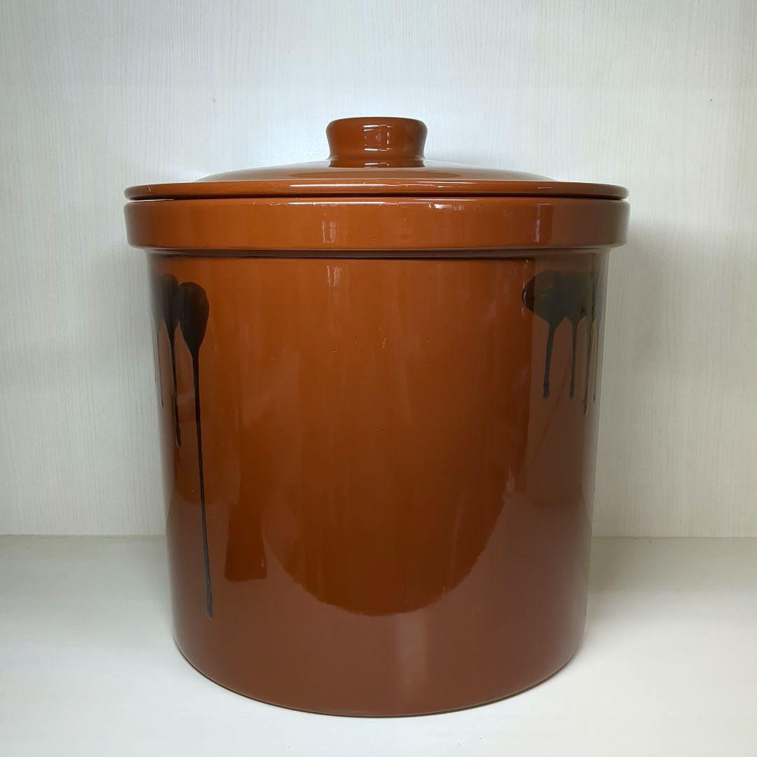 久松窯　久松８号　切立　寸胴型丸瓶　丸壺　容量約14.4L ８升