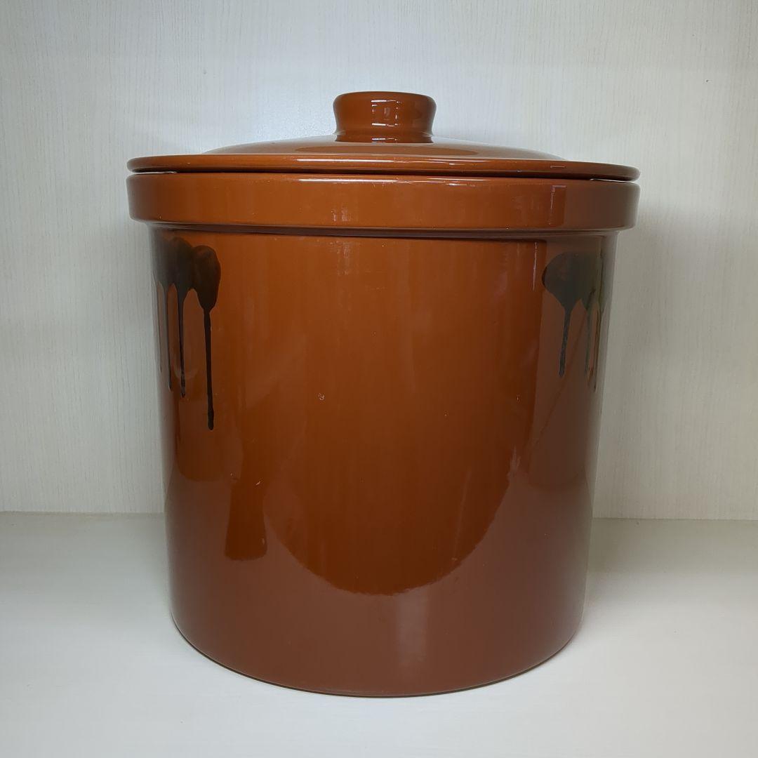 久松窯　久松８号　切立　寸胴型丸瓶　丸壺　容量約14.4L ８升