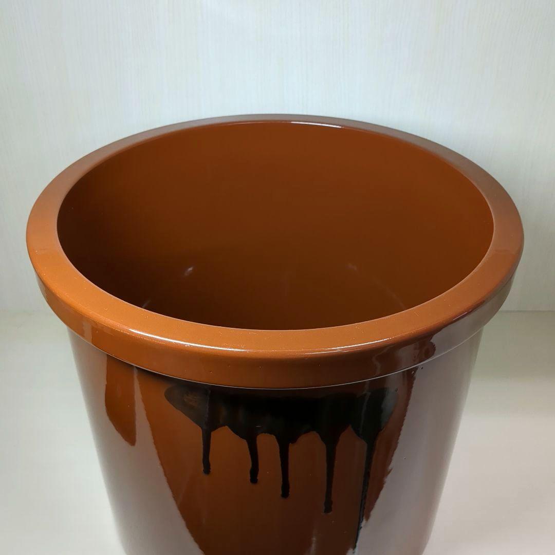 久松窯　久松８号　切立　寸胴型丸瓶　丸壺　容量約14.4L ８升