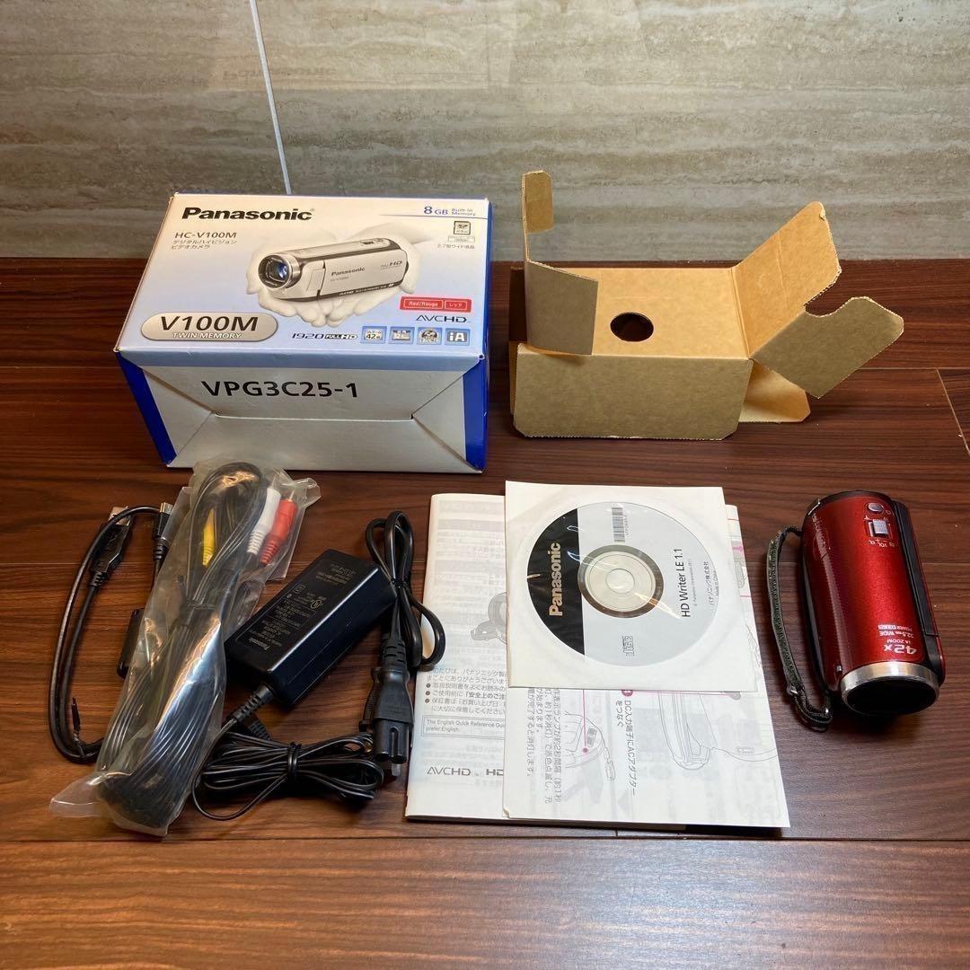 Panasonic HC-V100M ビデオカメラ ほぼ新品 4096