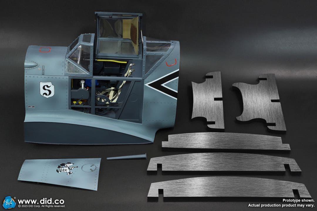 1/6 DID社　WW2ドイツ空軍　メッサーシュミットBf109 コックピット