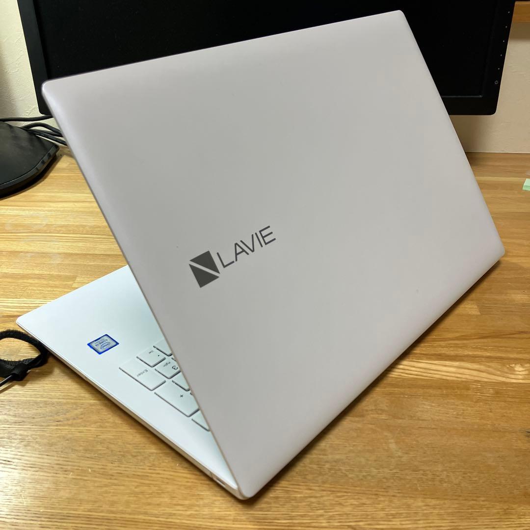 美品　NEC LAVIE NS300/K 白　第7世代i3 office付