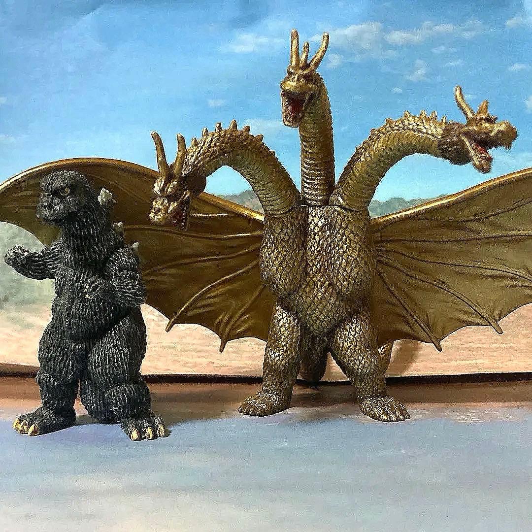 キングギドラ1964 リペイント　ハイパーゴジラ2002 食玩バンダイHGゴジラ