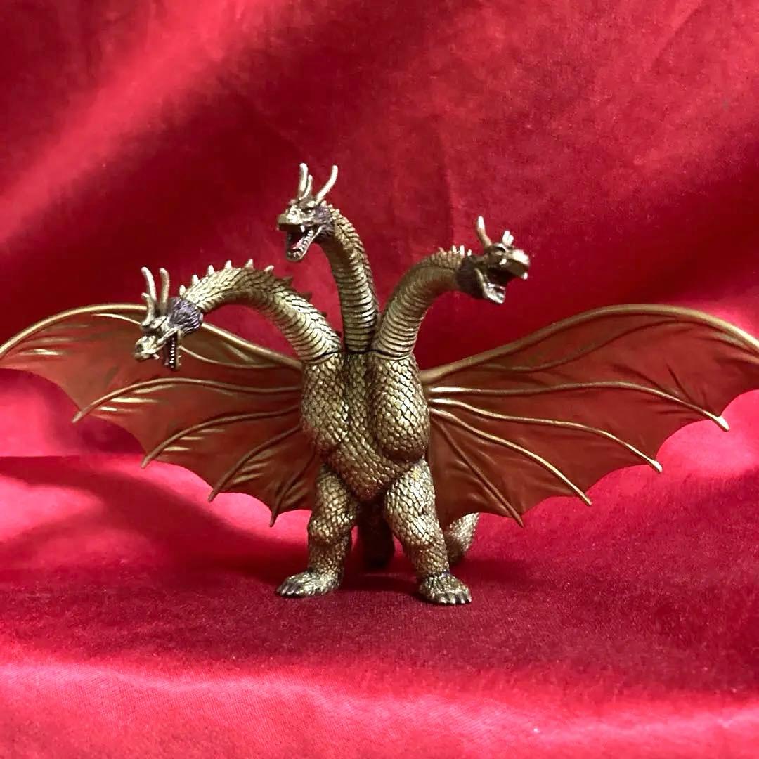 キングギドラ1964 リペイント　ハイパーゴジラ2002 食玩バンダイHGゴジラ