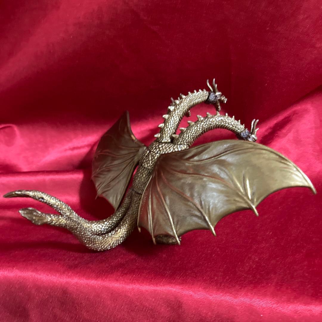 キングギドラ1964 リペイント　ハイパーゴジラ2002 食玩バンダイHGゴジラ