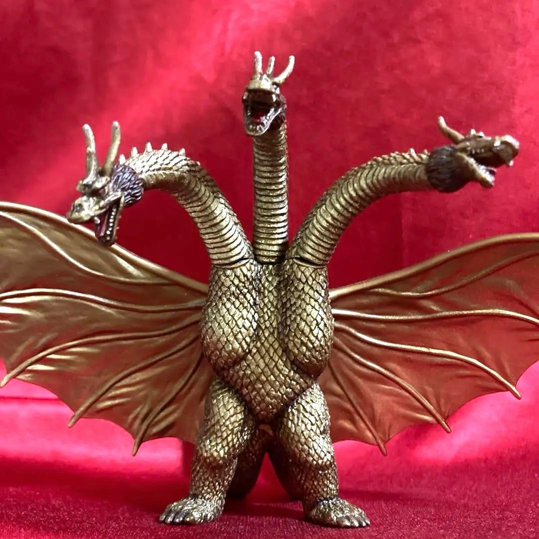 キングギドラ1964 リペイント　ハイパーゴジラ2002 食玩バンダイHGゴジラ