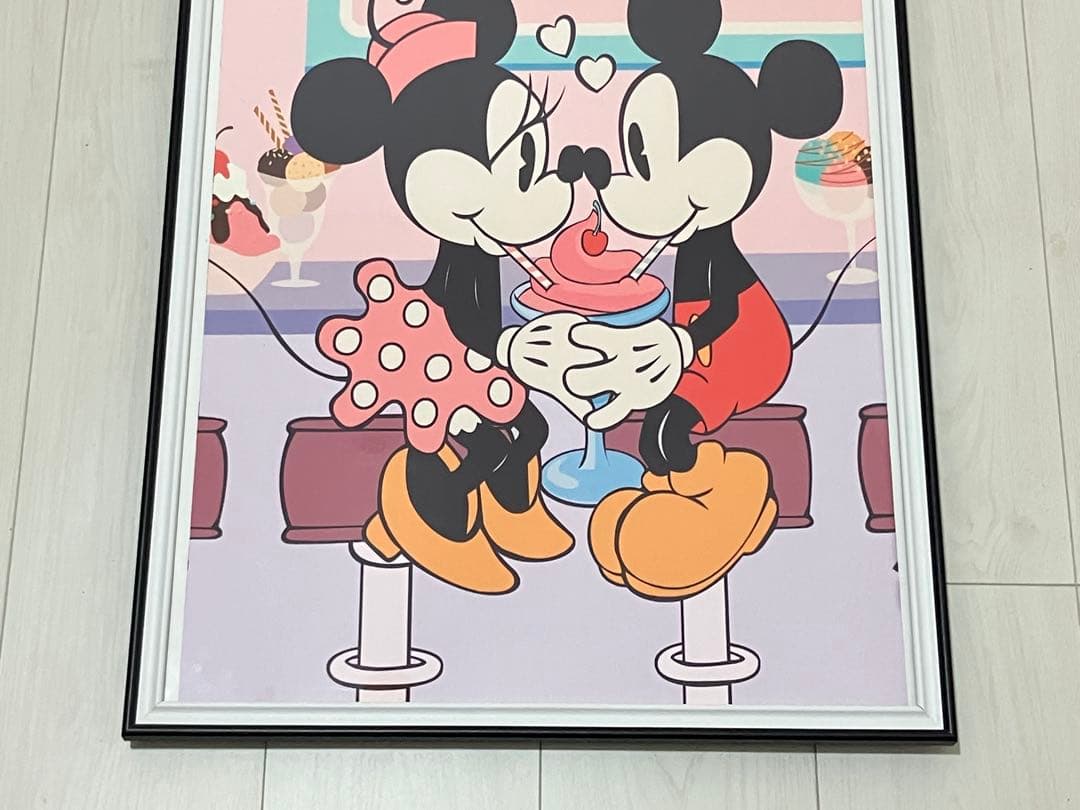 【額縁付き】A2 ポスター Disney ディズニー ミッキー ミニー
