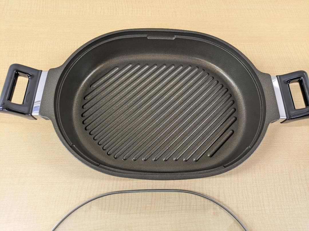 手造りグリルパン　黒ぐりる