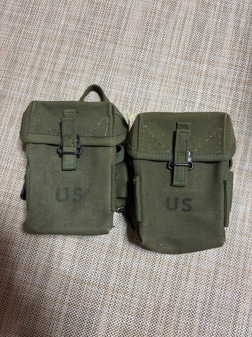 USオリーブドラブポーチ2個セット