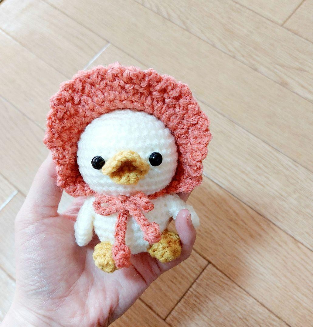 あみぐるみ　アヒル　【受注製作になります】