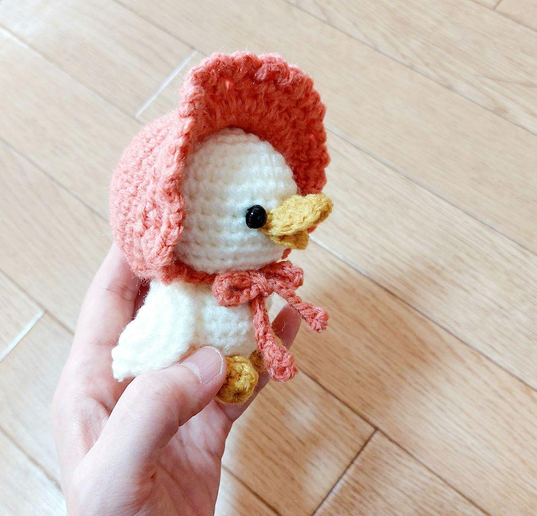 あみぐるみ　アヒル　【受注製作になります】