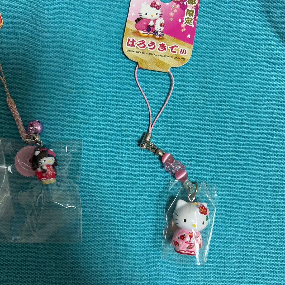 サンリオ　ご当地　キティ　ストラップ　4個セット　まとめ売り