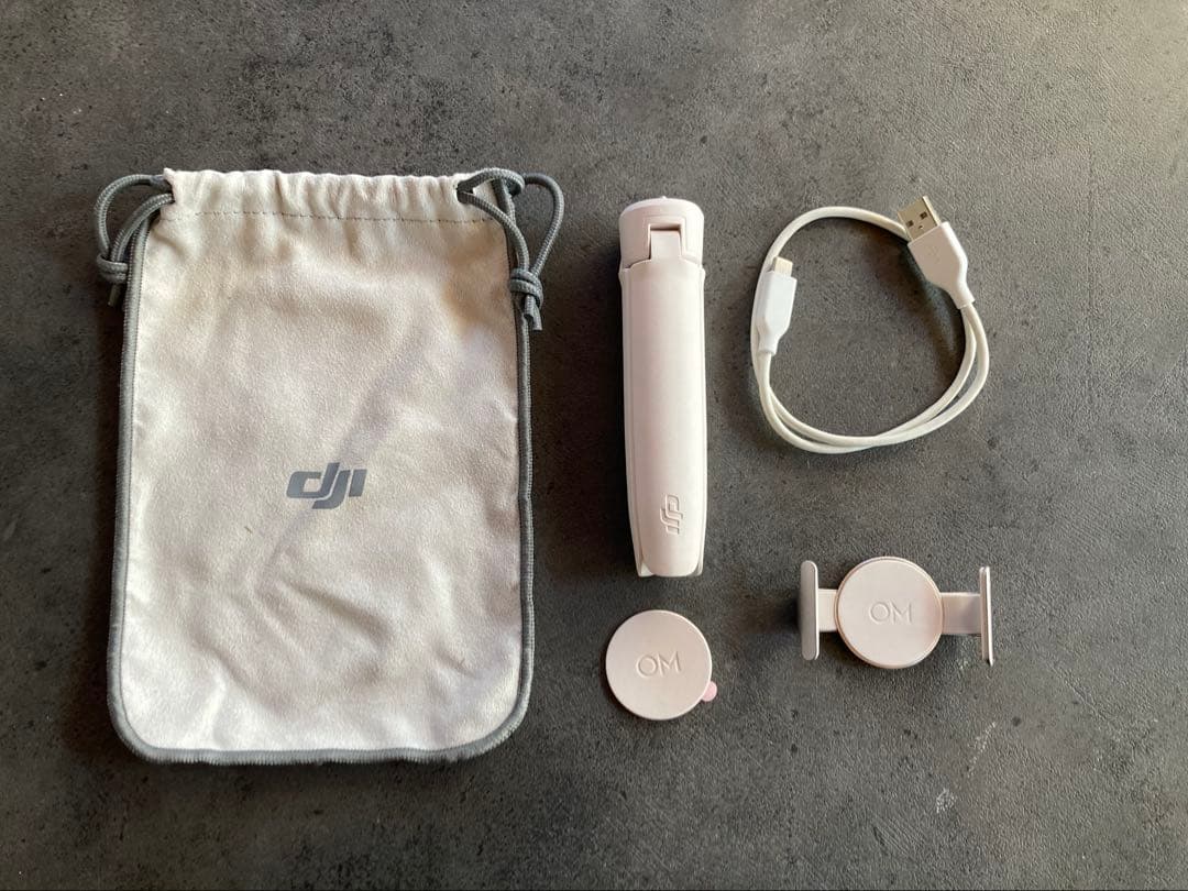 DJI OM5 サンセットホワイト　スマートフォンジンバル