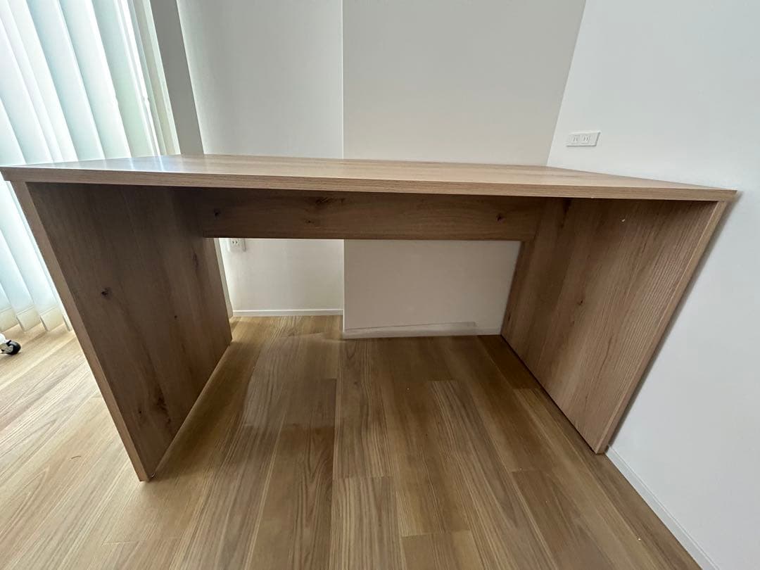 ナチュラルウッド パソコンデスク シンプル