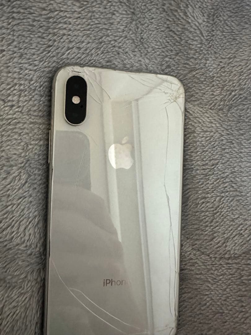 Apple iPhone XS シルバー 本体 + EarPods