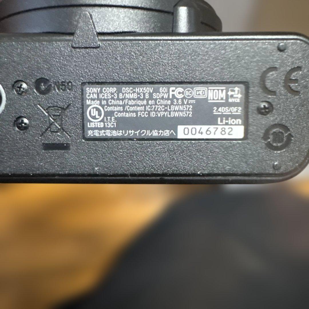 SONY cyber shot DSC-HX50V ブラック