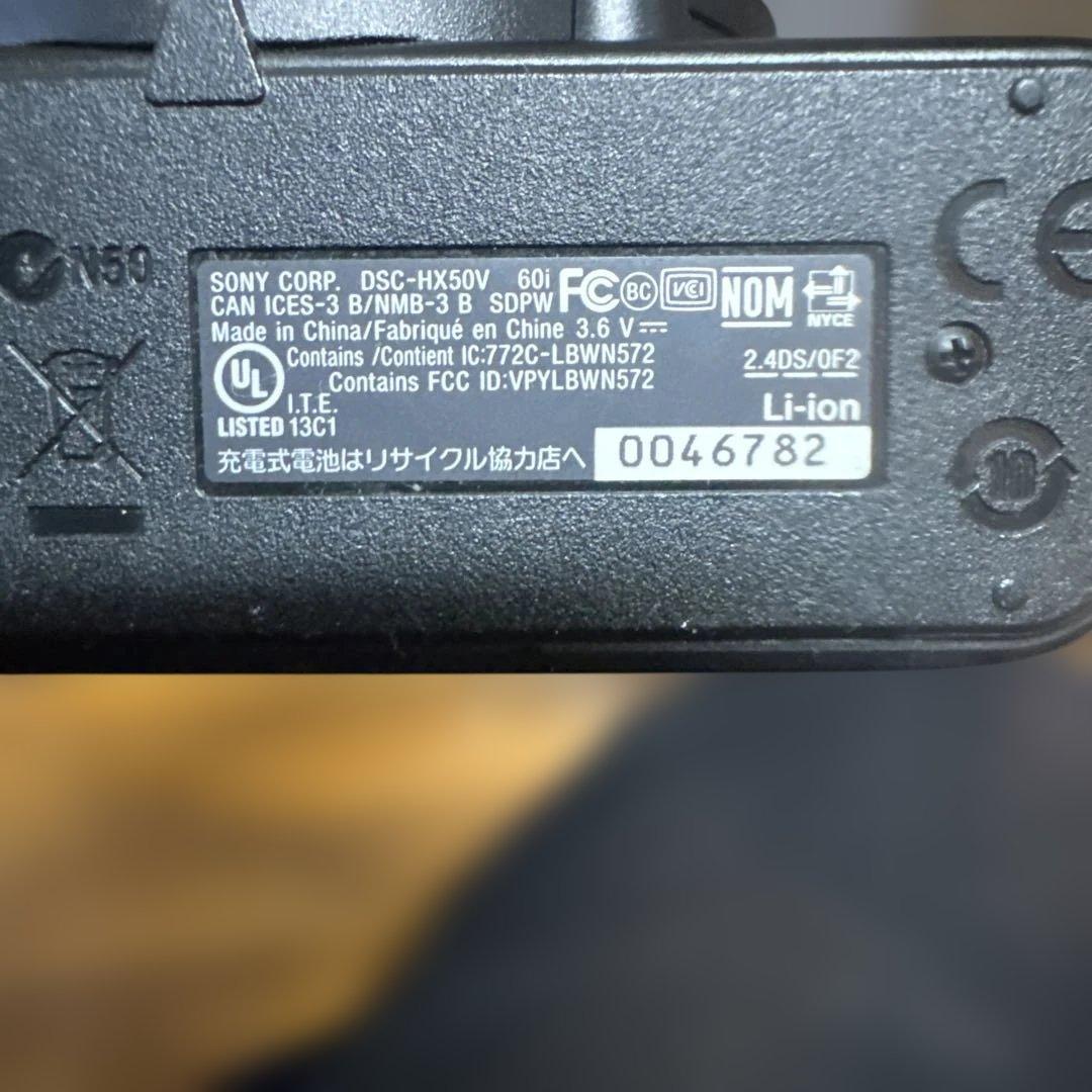 SONY cyber shot DSC-HX50V ブラック