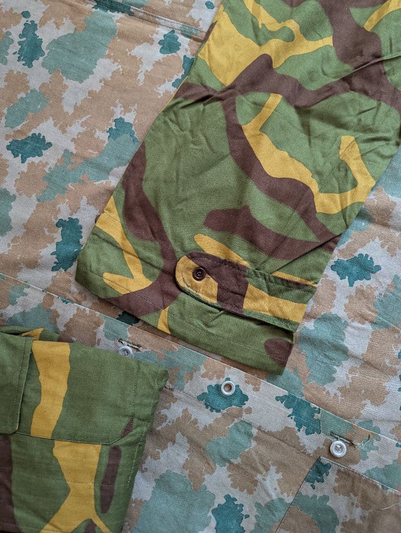 ユーゴスラビア軍 MOL68 スナイパー オーバースーツ パームツリーカモ 古着