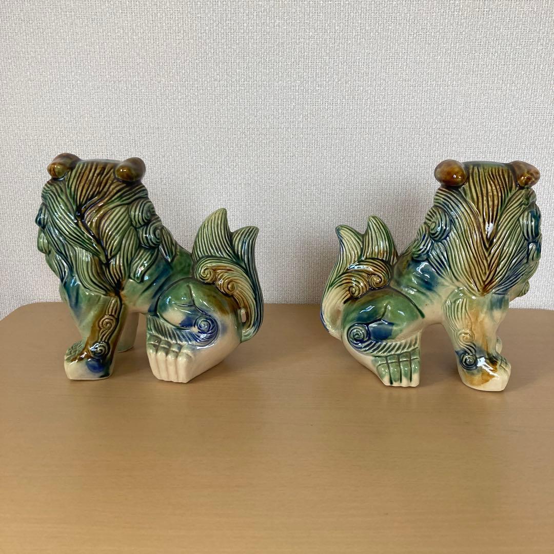 シーサー　置物　陶器製　オブジェ