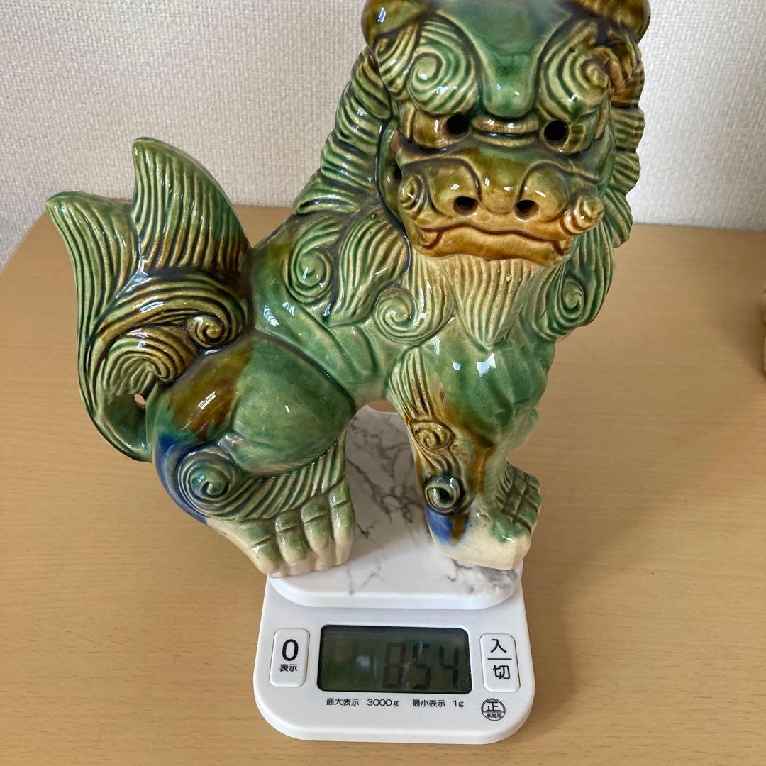 シーサー　置物　陶器製　オブジェ