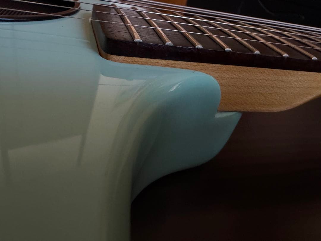 【中古】FERNANDES ZO-3 ミントグリーン ハードケース付