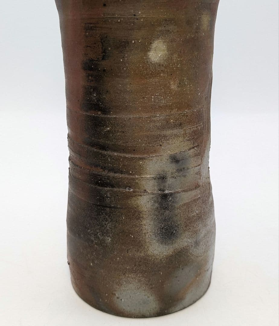 伝統工芸士 高原敏 備前焼 細水指A 共箱共布 水差し 茶道具 茶器 抹茶 食器