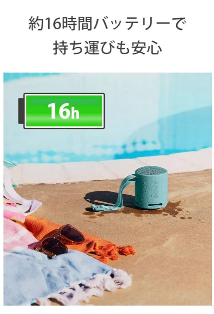 2台セット【新品未開封】SONY SRS-XB100ブラックワイヤレススピーカー