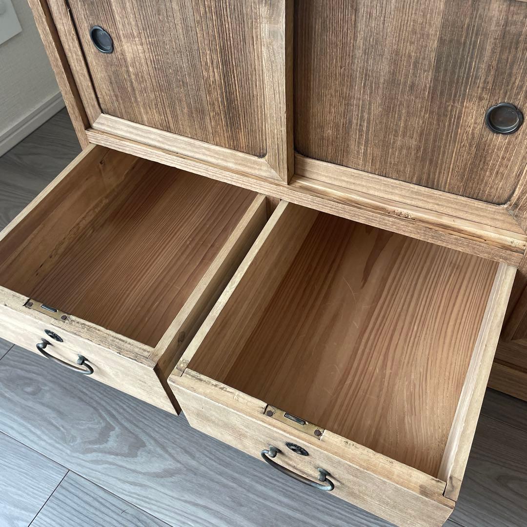 44)桐箪笥　アンティーク　チェスト　テレビ台　おもちゃ箱　和箪笥　着物