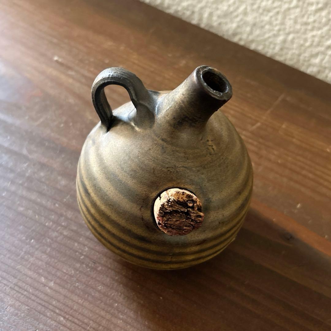 オランダ ヴィンテージ陶器 オイルランプ 花器 一輪挿し オブジェ 卓上ランプ