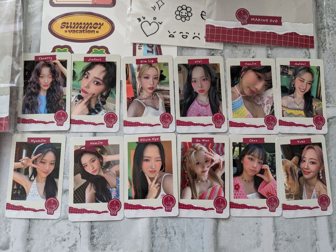 LOONA 2022 Summer Package　ミニキャリーケース　サマパケ