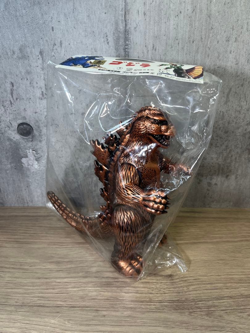 マルサン　世紀の東宝怪獣　ゴジラ　1962 赤銅像　ソフビ　希少