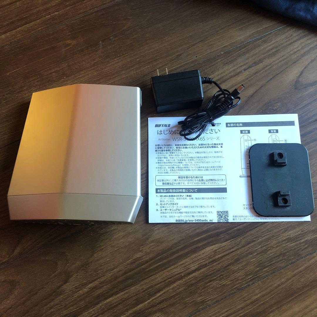 ルーター・ネットワーク機器 BUFFALO WSR-5400AX6S-CG