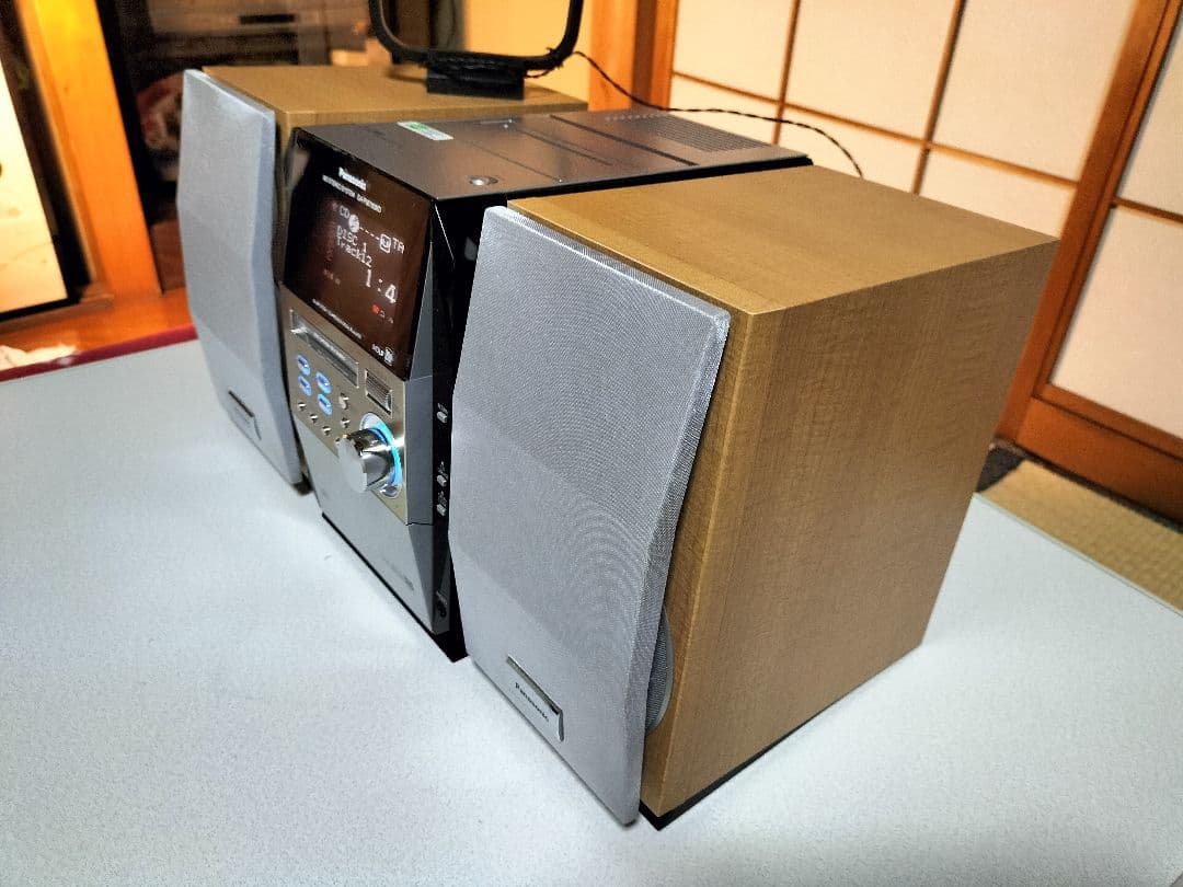 panasonicミニコンポSA-PM700MDリモコン取扱い説明書付き