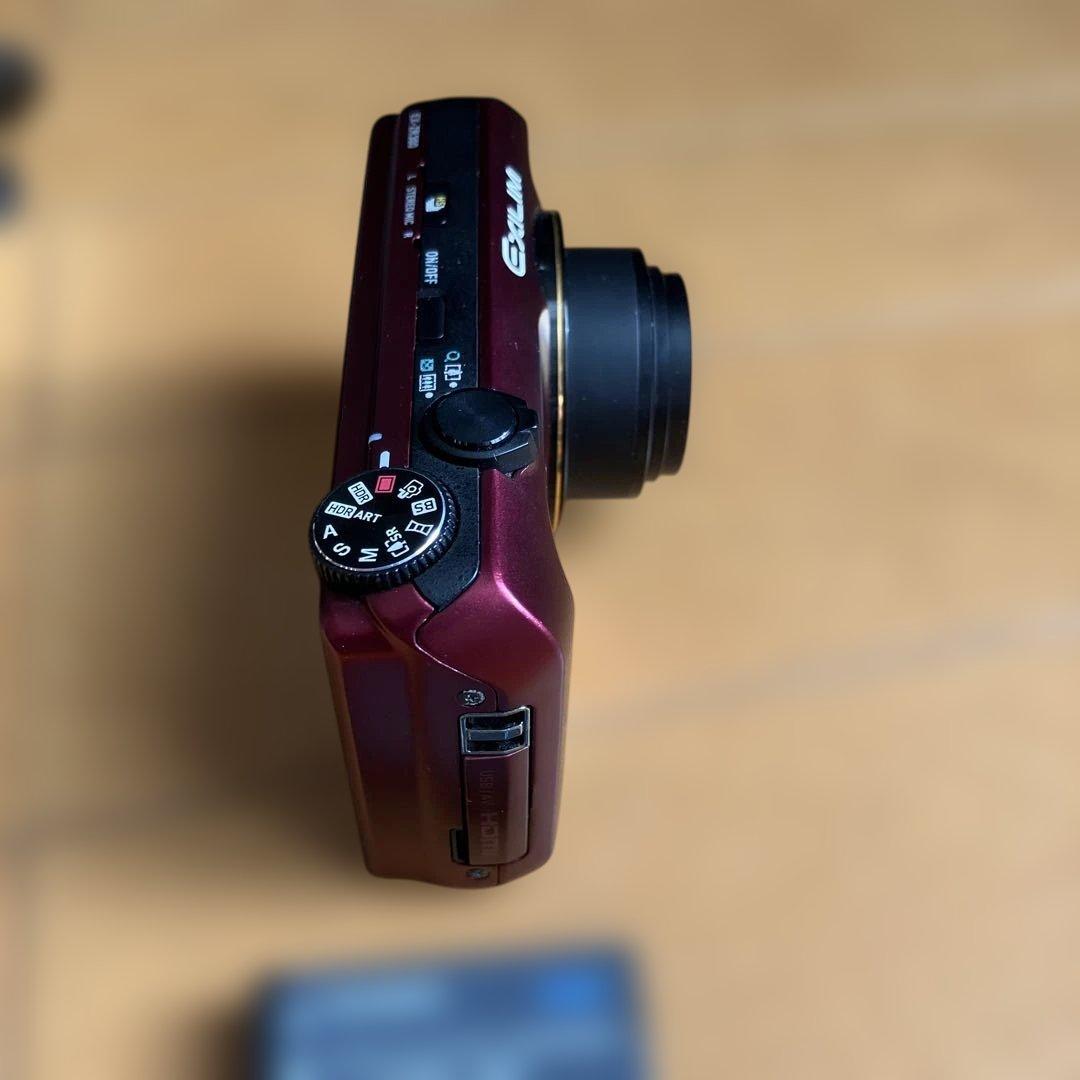 CASIO EXILIM EX-ZR30 コンパクトデジタルカメラ レッド