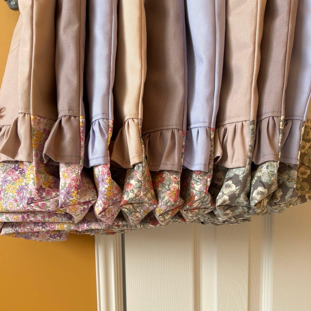 入園入学グッズ　ハンドメイドオーダー受付　セット　レッスンバッグ給食袋　女の子