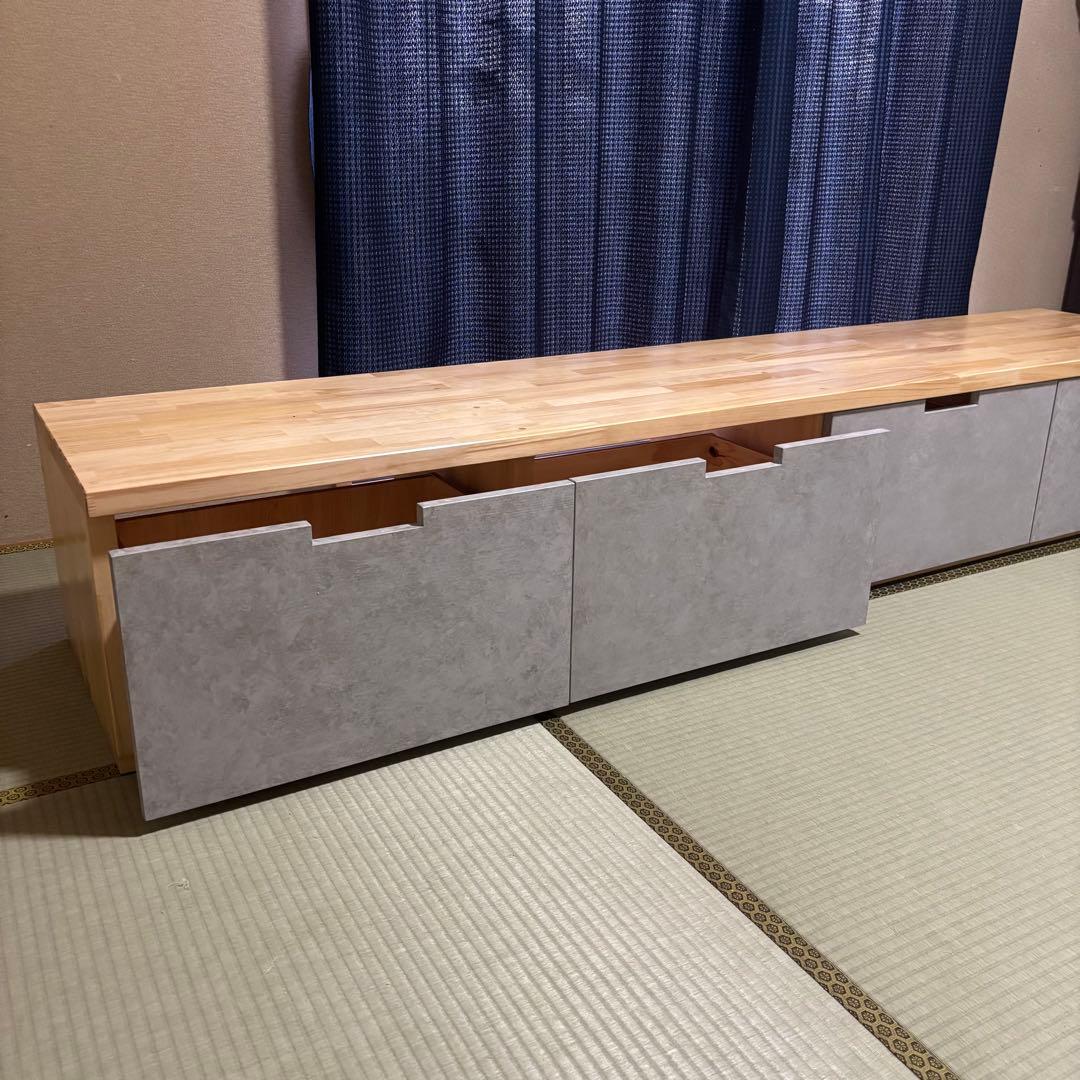 ハンドメイド　引き出し収納付きベンチ・シェルフオーダー受け付けます。