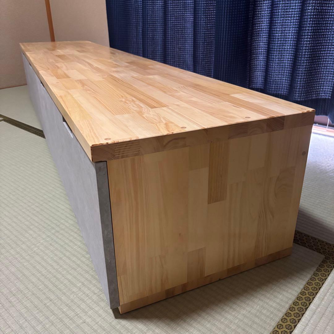 ハンドメイド　引き出し収納付きベンチ・シェルフオーダー受け付けます。