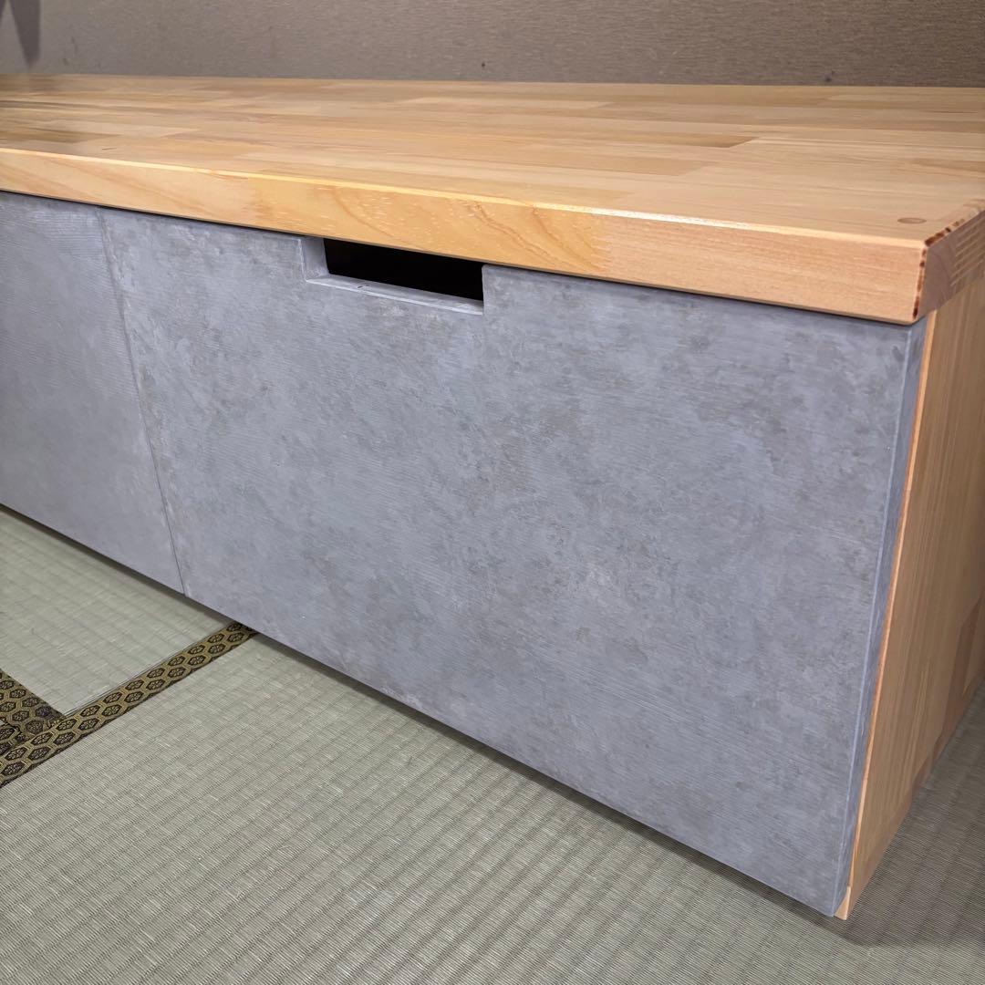 ハンドメイド　引き出し収納付きベンチ・シェルフオーダー受け付けます。